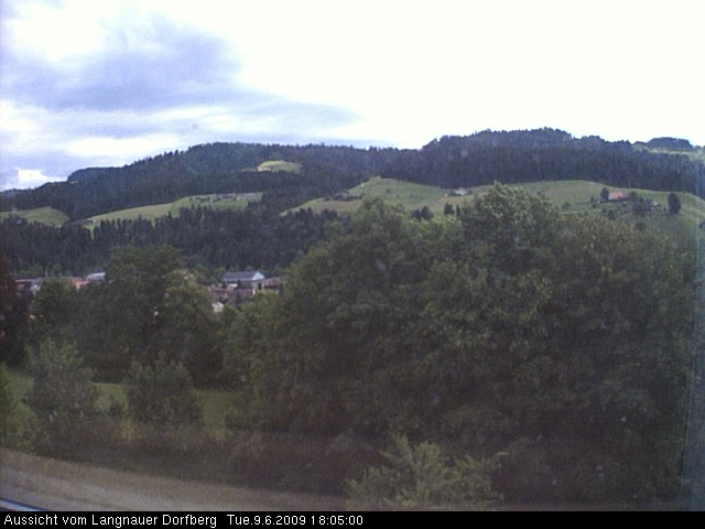 Webcam-Bild: Aussicht vom Dorfberg in Langnau 20090609-180500