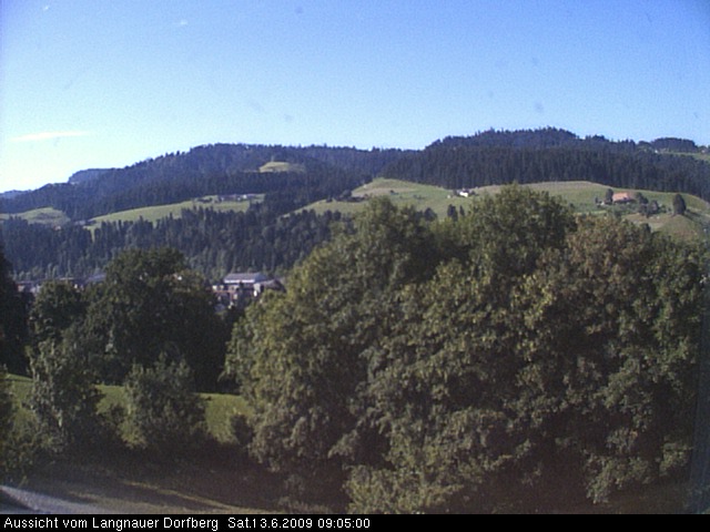 Webcam-Bild: Aussicht vom Dorfberg in Langnau 20090613-090500
