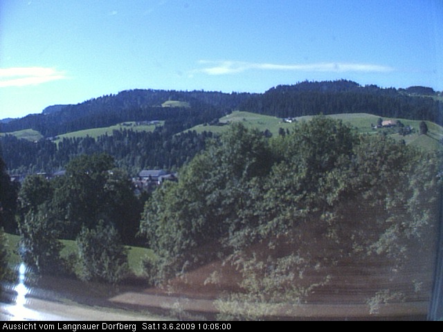 Webcam-Bild: Aussicht vom Dorfberg in Langnau 20090613-100500