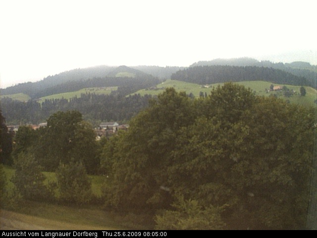 Webcam-Bild: Aussicht vom Dorfberg in Langnau 20090625-080500