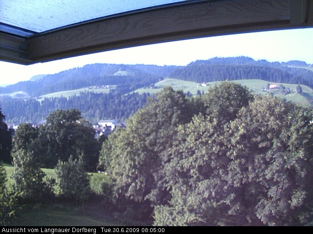 Webcam-Bild: Aussicht vom Dorfberg in Langnau 20090630-080500