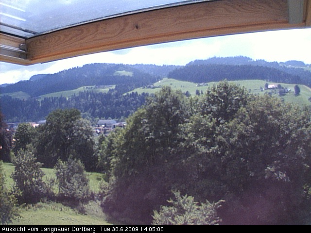 Webcam-Bild: Aussicht vom Dorfberg in Langnau 20090630-140500
