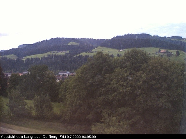 Webcam-Bild: Aussicht vom Dorfberg in Langnau 20090710-080500