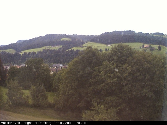 Webcam-Bild: Aussicht vom Dorfberg in Langnau 20090710-090500