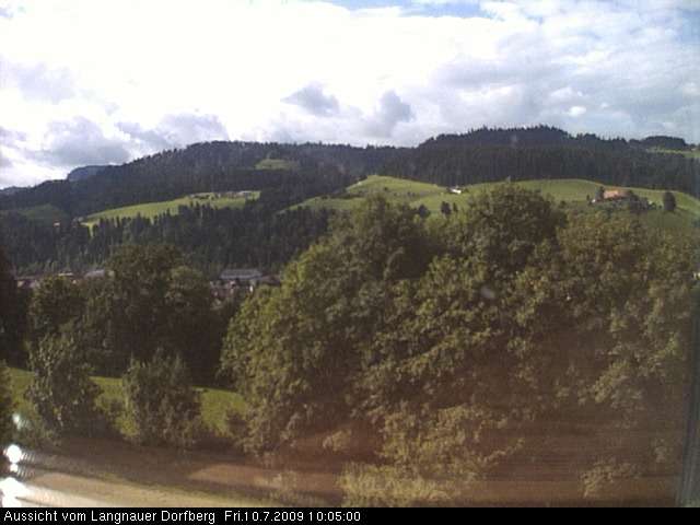 Webcam-Bild: Aussicht vom Dorfberg in Langnau 20090710-100500