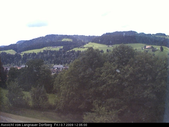 Webcam-Bild: Aussicht vom Dorfberg in Langnau 20090710-120500
