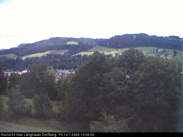 Webcam-Bild: Aussicht vom Dorfberg in Langnau 20090710-150500