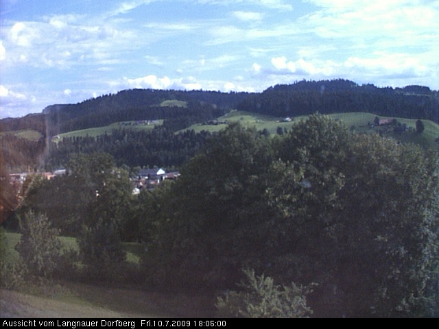 Webcam-Bild: Aussicht vom Dorfberg in Langnau 20090710-180500