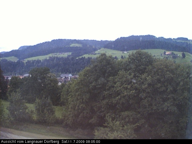 Webcam-Bild: Aussicht vom Dorfberg in Langnau 20090711-080500