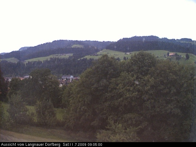 Webcam-Bild: Aussicht vom Dorfberg in Langnau 20090711-090500