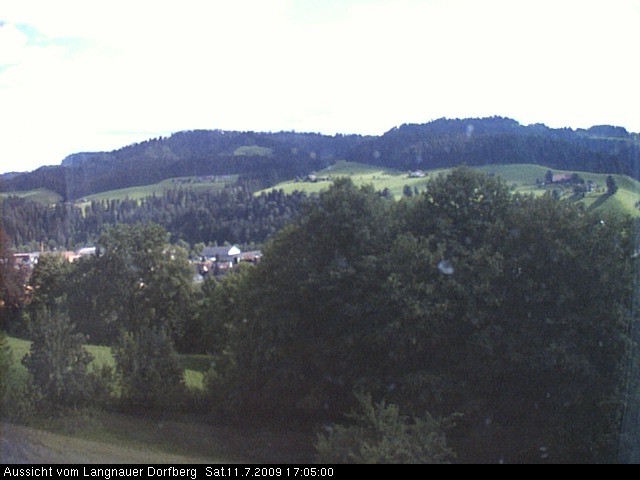 Webcam-Bild: Aussicht vom Dorfberg in Langnau 20090711-170500