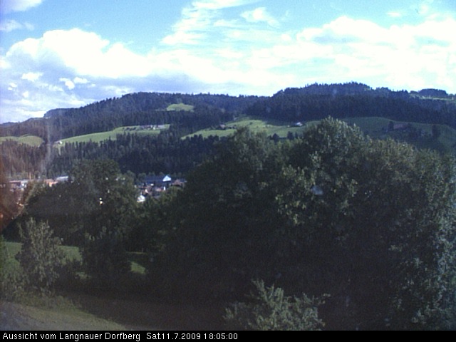 Webcam-Bild: Aussicht vom Dorfberg in Langnau 20090711-180500