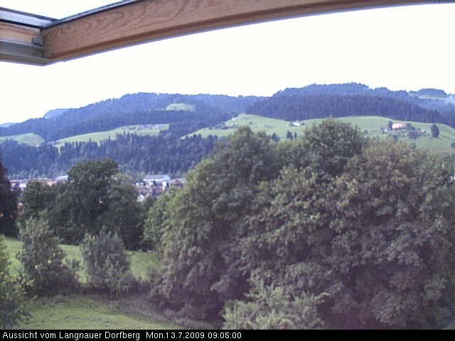 Webcam-Bild: Aussicht vom Dorfberg in Langnau 20090713-090500