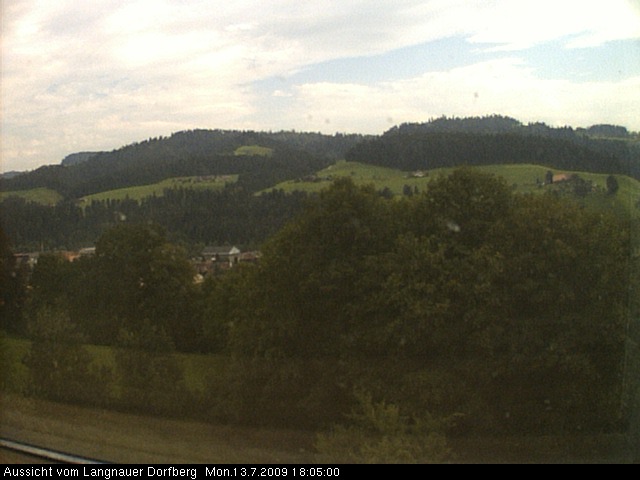 Webcam-Bild: Aussicht vom Dorfberg in Langnau 20090713-180500