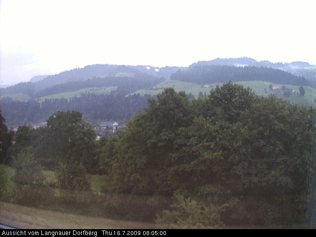 Webcam-Bild: Aussicht vom Dorfberg in Langnau 20090716-080500