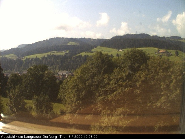 Webcam-Bild: Aussicht vom Dorfberg in Langnau 20090716-100500