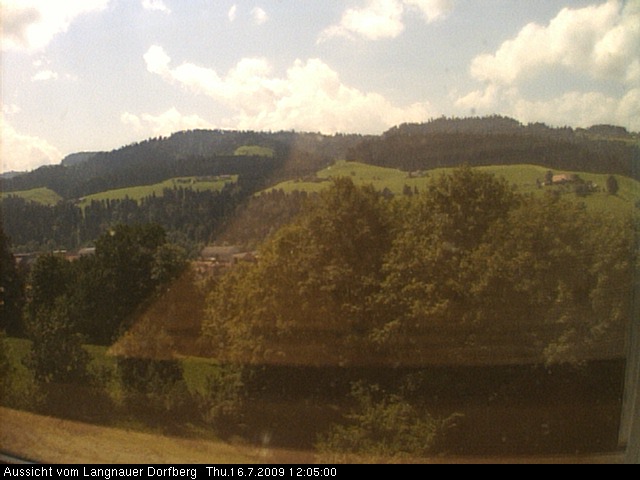 Webcam-Bild: Aussicht vom Dorfberg in Langnau 20090716-120500
