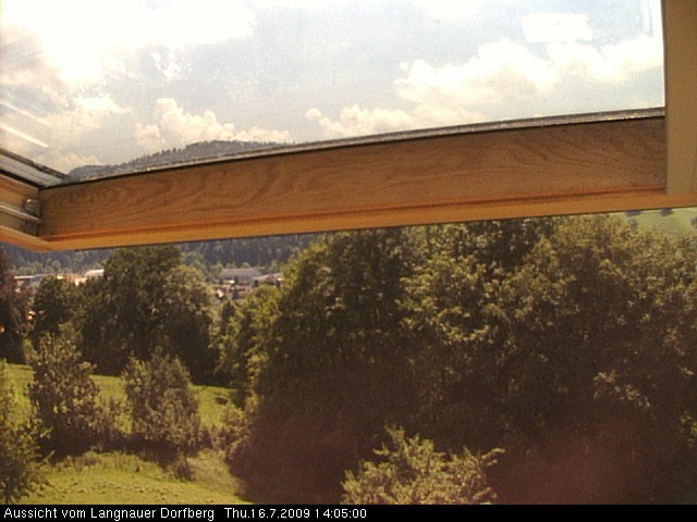 Webcam-Bild: Aussicht vom Dorfberg in Langnau 20090716-140500