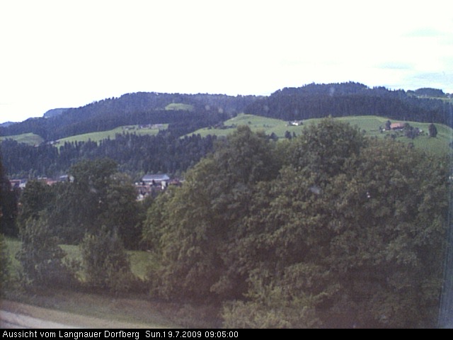 Webcam-Bild: Aussicht vom Dorfberg in Langnau 20090719-090500