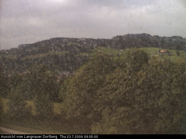 Webcam-Bild: Aussicht vom Dorfberg in Langnau 20090723-090500