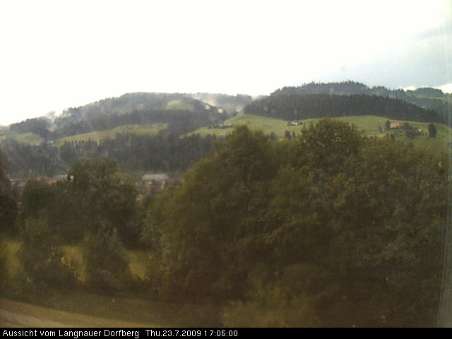 Webcam-Bild: Aussicht vom Dorfberg in Langnau 20090723-170500