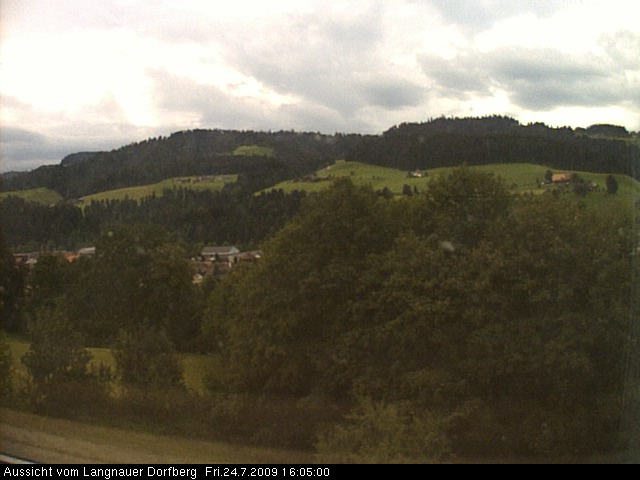 Webcam-Bild: Aussicht vom Dorfberg in Langnau 20090724-160500