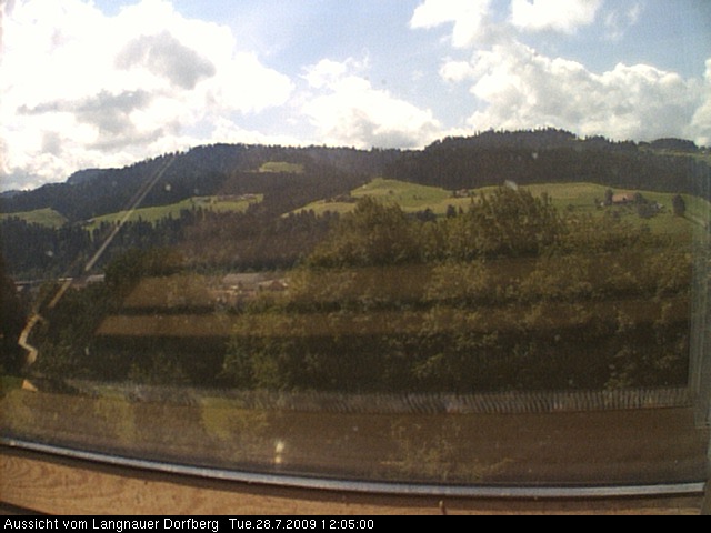 Webcam-Bild: Aussicht vom Dorfberg in Langnau 20090728-120500