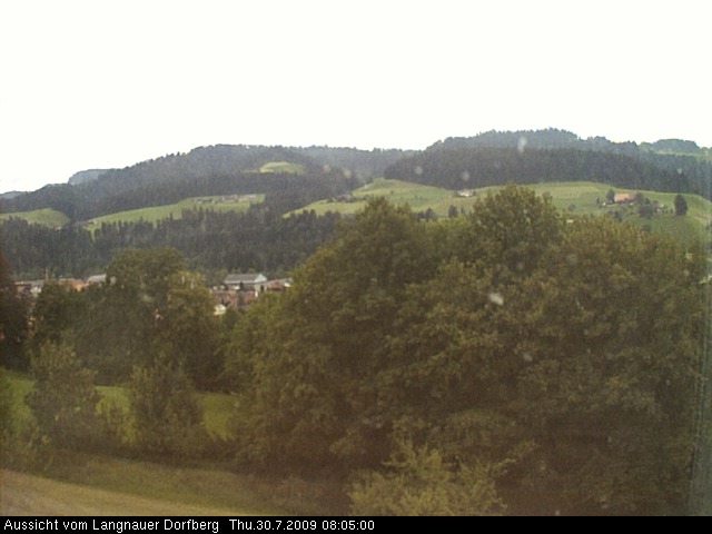 Webcam-Bild: Aussicht vom Dorfberg in Langnau 20090730-080500
