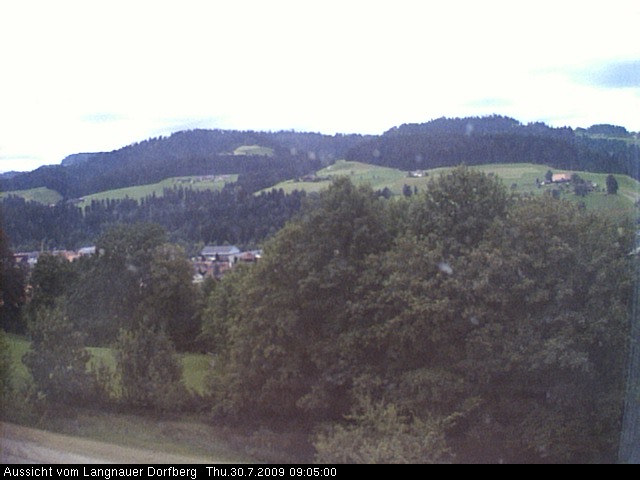 Webcam-Bild: Aussicht vom Dorfberg in Langnau 20090730-090500
