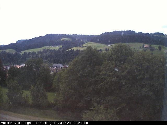 Webcam-Bild: Aussicht vom Dorfberg in Langnau 20090730-140500