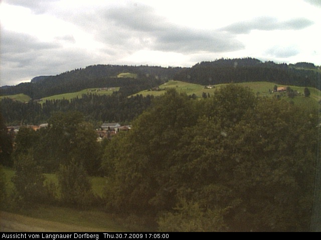 Webcam-Bild: Aussicht vom Dorfberg in Langnau 20090730-170500