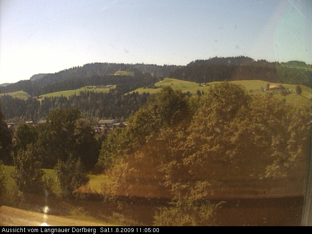 Webcam-Bild: Aussicht vom Dorfberg in Langnau 20090801-110500