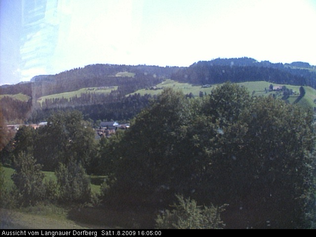 Webcam-Bild: Aussicht vom Dorfberg in Langnau 20090801-160500