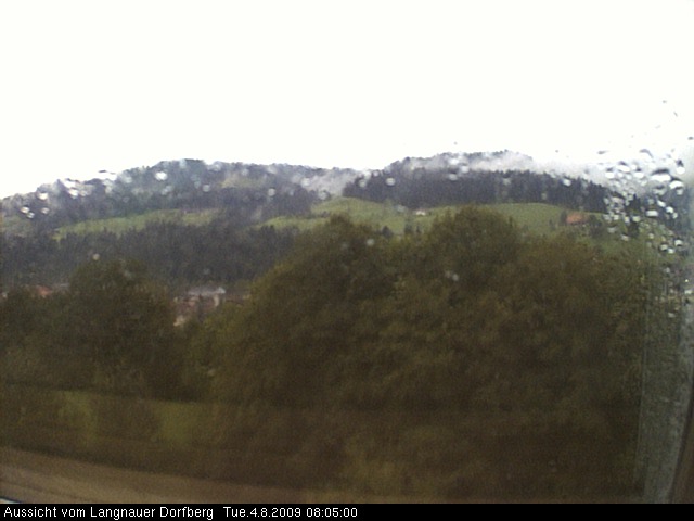 Webcam-Bild: Aussicht vom Dorfberg in Langnau 20090804-080500