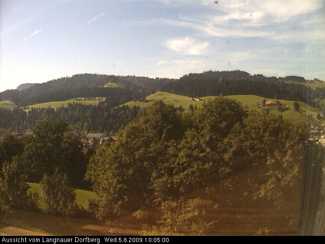 Webcam-Bild: Aussicht vom Dorfberg in Langnau 20090805-100500