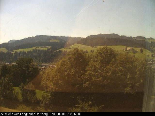 Webcam-Bild: Aussicht vom Dorfberg in Langnau 20090806-120500
