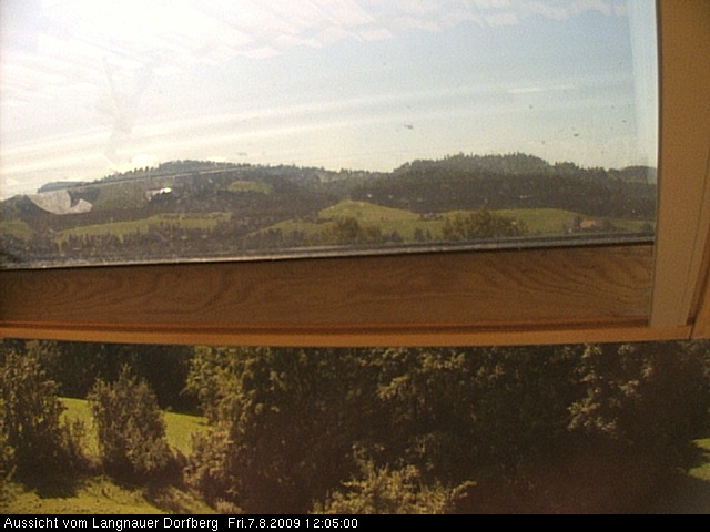 Webcam-Bild: Aussicht vom Dorfberg in Langnau 20090807-120500
