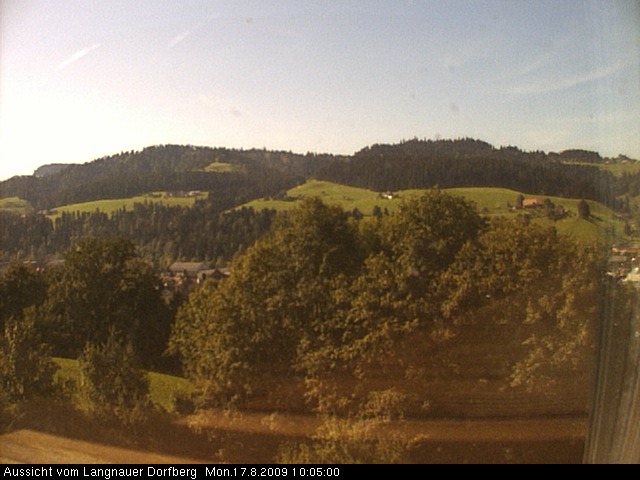Webcam-Bild: Aussicht vom Dorfberg in Langnau 20090817-100500