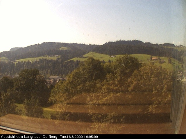 Webcam-Bild: Aussicht vom Dorfberg in Langnau 20090818-100500