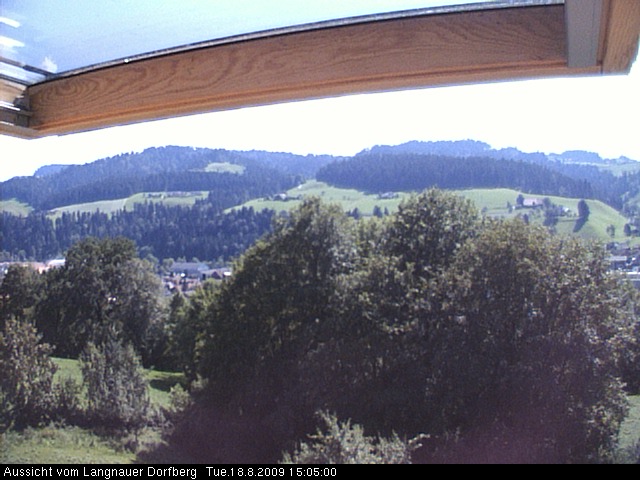Webcam-Bild: Aussicht vom Dorfberg in Langnau 20090818-150500