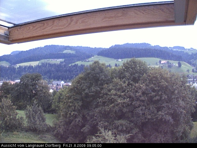 Webcam-Bild: Aussicht vom Dorfberg in Langnau 20090821-090500