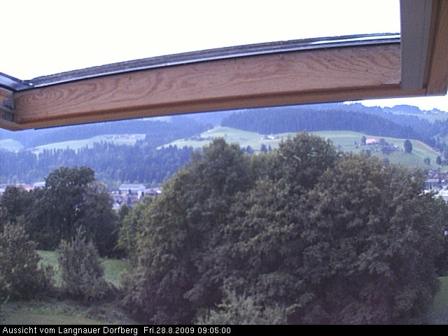 Webcam-Bild: Aussicht vom Dorfberg in Langnau 20090828-090500