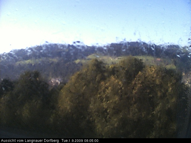 Webcam-Bild: Aussicht vom Dorfberg in Langnau 20090901-080500