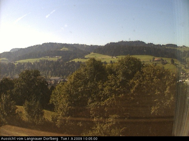 Webcam-Bild: Aussicht vom Dorfberg in Langnau 20090901-100500