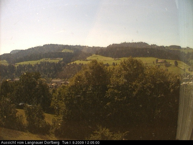 Webcam-Bild: Aussicht vom Dorfberg in Langnau 20090901-120500