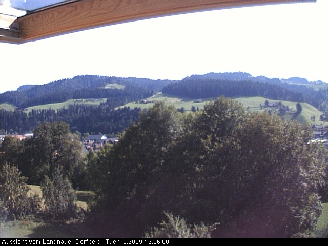 Webcam-Bild: Aussicht vom Dorfberg in Langnau 20090901-160500