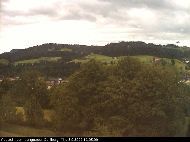 Webcam-Bild: Aussicht vom Dorfberg in Langnau 20090903-120500