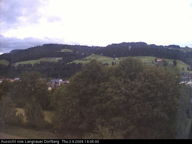 Webcam-Bild: Aussicht vom Dorfberg in Langnau 20090903-180500