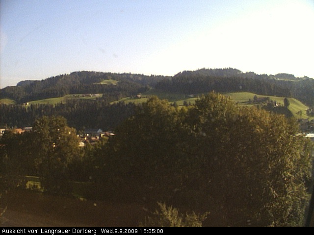 Webcam-Bild: Aussicht vom Dorfberg in Langnau 20090909-180500