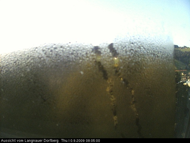 Webcam-Bild: Aussicht vom Dorfberg in Langnau 20090910-080500